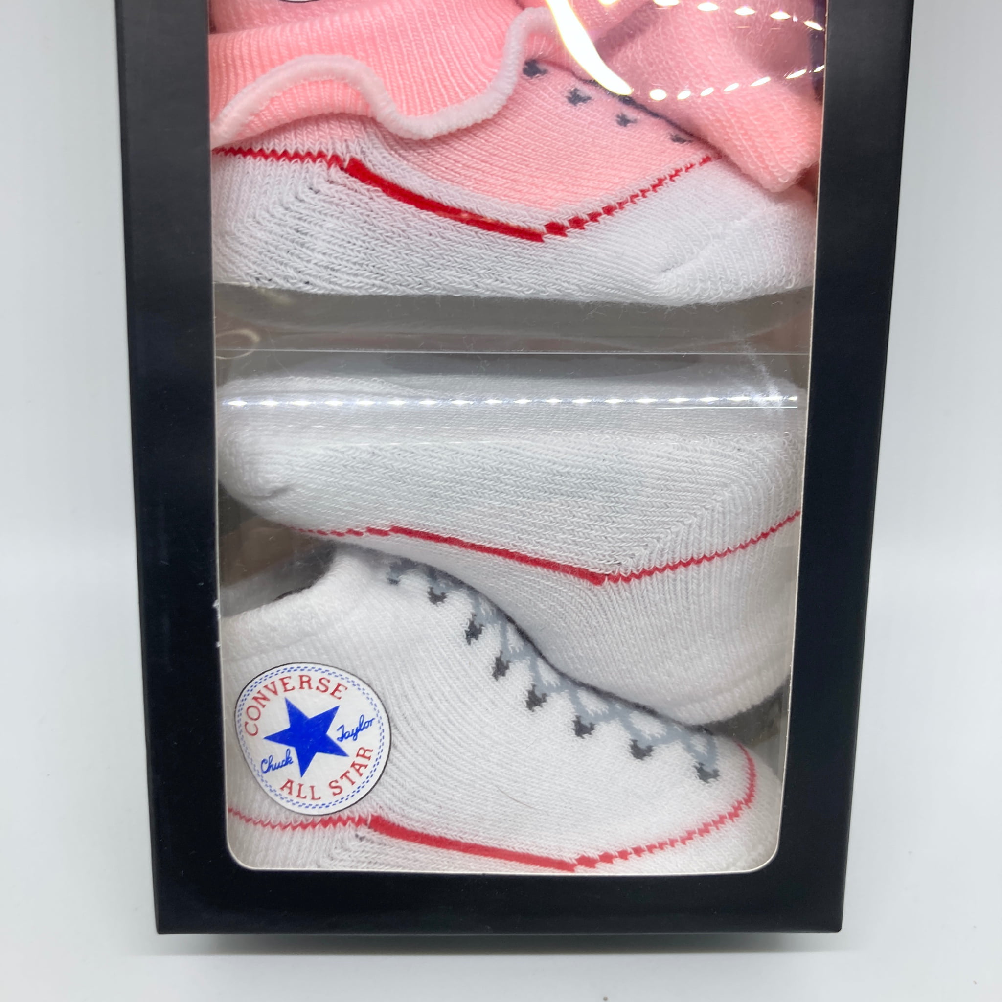 Converse Infant Booties 6-12 Months Ruffle Pink / White Socks Walmart.com