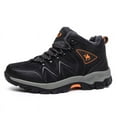 thumbnail image 3 of Mens Winter Hiking Shoes Breathable Non-Slip Sneakers Outdoor Warm Fur Lining Walking Shoes, 3 of 6