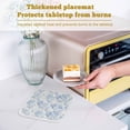thumbnail image 6 of Blue Floral Pot Holders for Kitchen Heatproof Potholder, 3 Pack Garden Petals Flower Botanical Tree Branch Hot Pads Multipurpose Oven Pads Cloth Potholders Trivet for Cooking Baking, 6 of 8