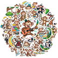 thumbnail image 1 of Cartoon Monkey Stickers Animal Fun Children Stickers for Phone Luggage Laptop, 1 of 5