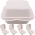 thumbnail image 1 of 50pcs Take out Food Containers Disposable Hamburger Container Burger Boxes, 1 of 5