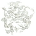 thumbnail image 1 of jifeng 50 Pcs Crochets Muraux Rigides pour Cadre Photo, Suspension, Attache, Fixation, Blanc, 1 of 9