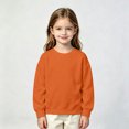 thumbnail image 2 of Kids' Sweatshirt Dropped Shoulder Crewneck Long Sleeve Casual Pullover Basic Comfortable Solid Color Toddler Fall Top, 2 of 5