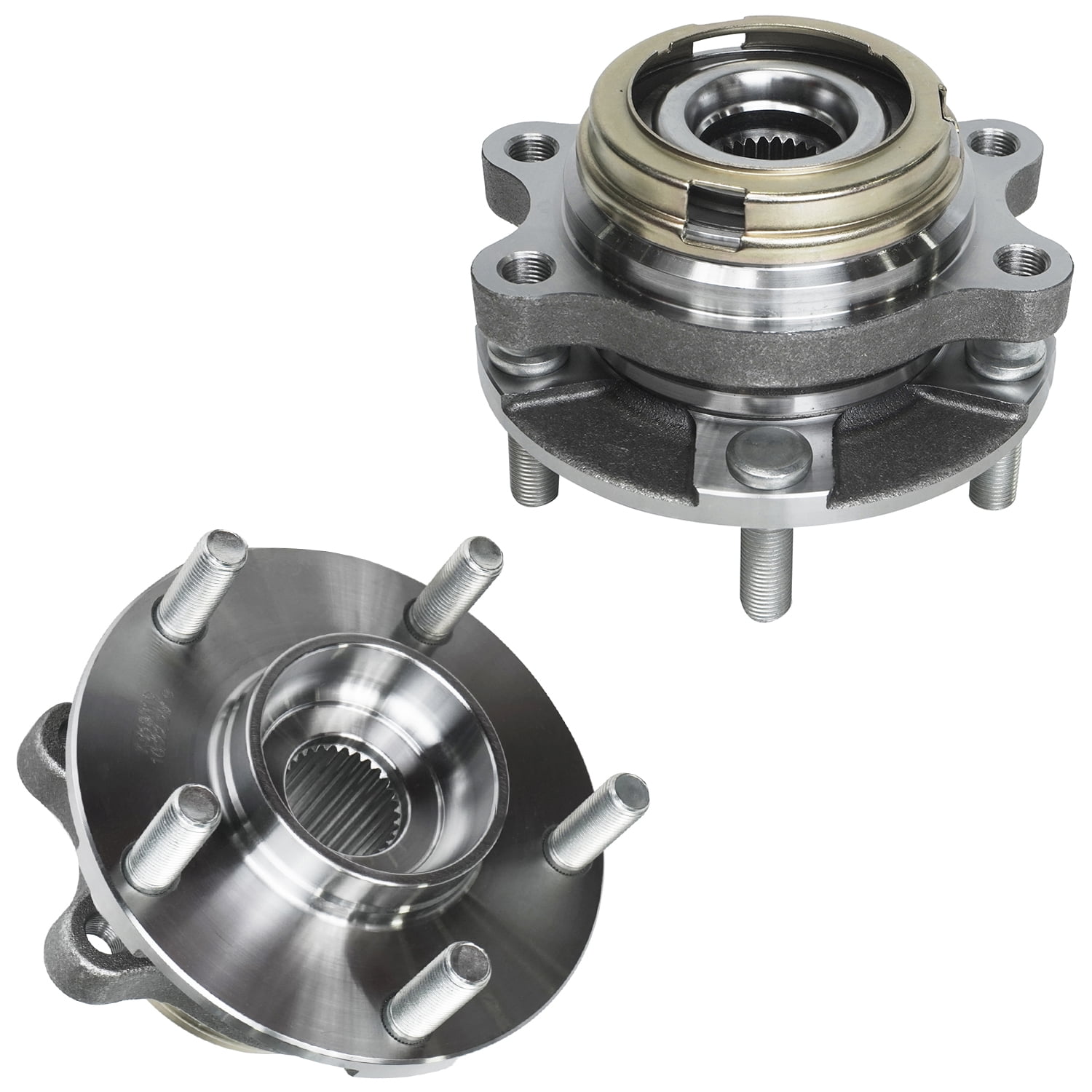 Detroit Axle - Front Wheel Hub and Bearings Assembly Replacement for ...