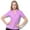 Violet, variant on Monterey Club Women's Honeycomb Texture Solid Golf Polo Shirt #2142
