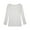 White, variant on INNERSY Women's Thermal Underwear Tops Round Neck Base Layer Shirt