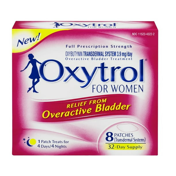 Oxytrol Women Overactive Bladder Relief Patches 8 Ct