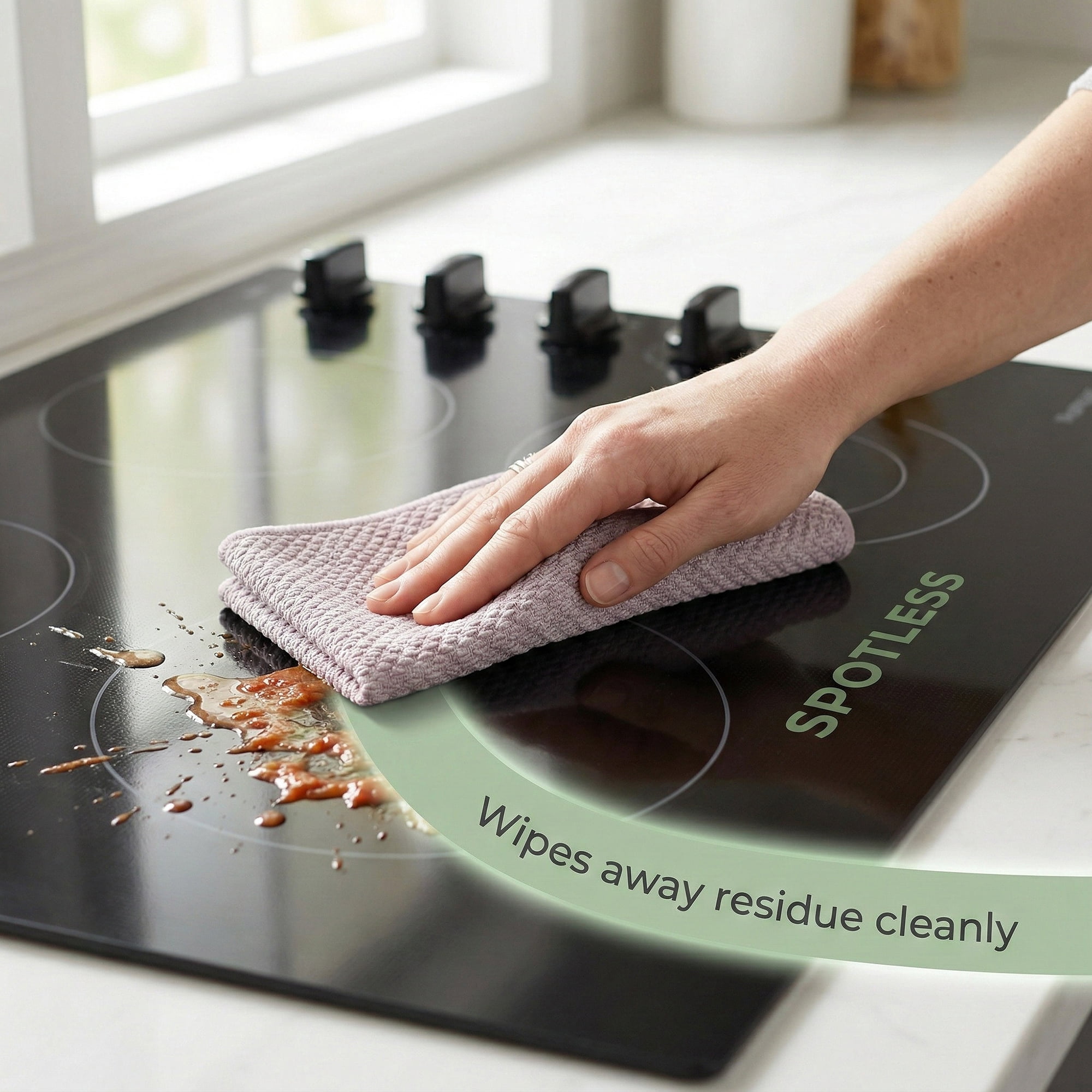 Unique Bargains Microfiber Dish Cloth for Washing Dishes Rags Dark Gray 12" x 12"