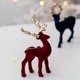 thumbnail image 5 of Figura de alce de reno de Navidad 2024, decoración para mesa, árbol de Navidad, adorno colgante de alce para decoración del hogar, fiesta de Año Nuevo, regalo de Navidad, 5 of 5