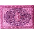 thumbnail image 1 of Ahgly Company Indoor Rectangle Medallion Pink Traditional Area Rugs, 7' x 10', 1 of 4