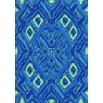 thumbnail image 1 of Ahgly Company Machine Washable Indoor Rectangle Transitional Blue Orchid Blue Area Rugs, 5' x 8', 1 of 7