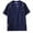 Navy, variant on Men's Casual V Neck Shirts Short Sleeve Splicing Tees Loose Fit Henley T-Shirt Texture Comfortable Pullover Tops