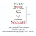thumbnail image 6 of FRIENDS Pregnancy Announcement Wine Labels â SET of 4 â Only the Best FRIENDS Get Promoted to AUNTIE Labels, Aunties, Pregnancy Reveal Wine Bottle Label WATERPROOF (Blush Pink), 6 of 8