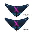 thumbnail image 6 of Kll Two Human Hands Are Holds Pink Ribbon Awareness Dog Bandanas,Triangle Reversible Pet Scarf For Small Medium Large And Extra Large Dogs-Medium, 6 of 7