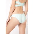 thumbnail image 4 of PilyQ AZURE Basic Ruched Hipster Bikini Swim Bottom, US Small, 4 of 4