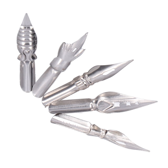 Calligraphy Nibs, Replacement Diary Hand Lettering Issuing Cards Scrapbooking Oblique Pen Nibs For Beginners In Comics