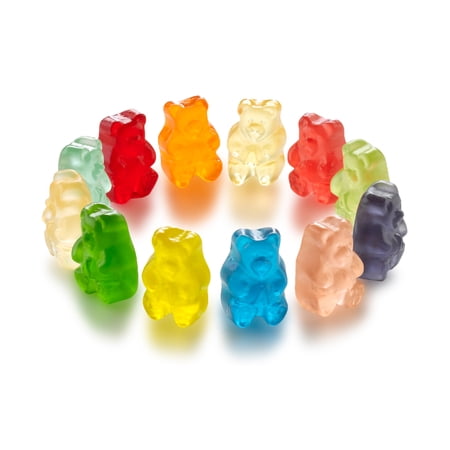 ALBANESE WORLD’S BEST 12 FLAVOR GUMMI BEARS, 5LBS, VALUE SIZE, GLUTEN-FREE
