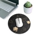 thumbnail image 7 of ZNDUO 2 Pack Round Mouse Pad Vintage Line Rose 7.9" Small Non-Slip Rubber Gaming Mousepad Desk Mat for Home Office, 7 of 7