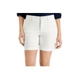 thumbnail image 2 of Charter Club Womens Denim Shorts Bright White 10, 2 of 3