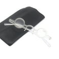 thumbnail image 6 of 3 Pairs of Women Transparent Small Round Reading Glasses 2.50, Men Vintage Presbyopia Glasses Plastic Readers +2.00 Strength for Small Face, 6 of 6