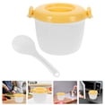 thumbnail image 4 of 1 Establecer una olla de arroz con microondas conveniente olla de arroz de microondas multifuncional con cuchara, 4 of 6