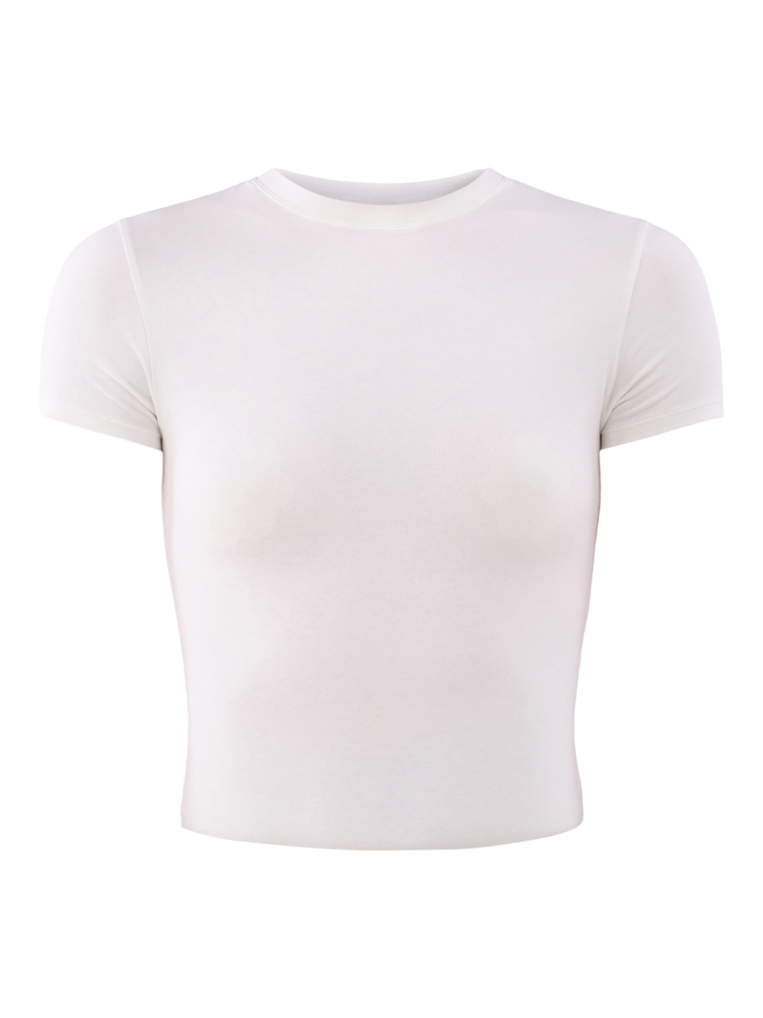 No Boundaries Women's Cotton Jersey T-shirt Bodysuit, Sizes XS-3XL