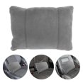 thumbnail image 3 of Almohada de apoyo lumbar para asiento de coche, cojín para la parte baja de la espalda para conducir, silla de oficina, almohada de respaldo para coche, gris, 3 of 7