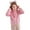Pink, variant on Utoimkio Toddler Baby Boys Girls Flannel Jackets Winter Thicken Warm Zipper Up Coat Outdoor Casual Outwear for Kids 1-9 Years