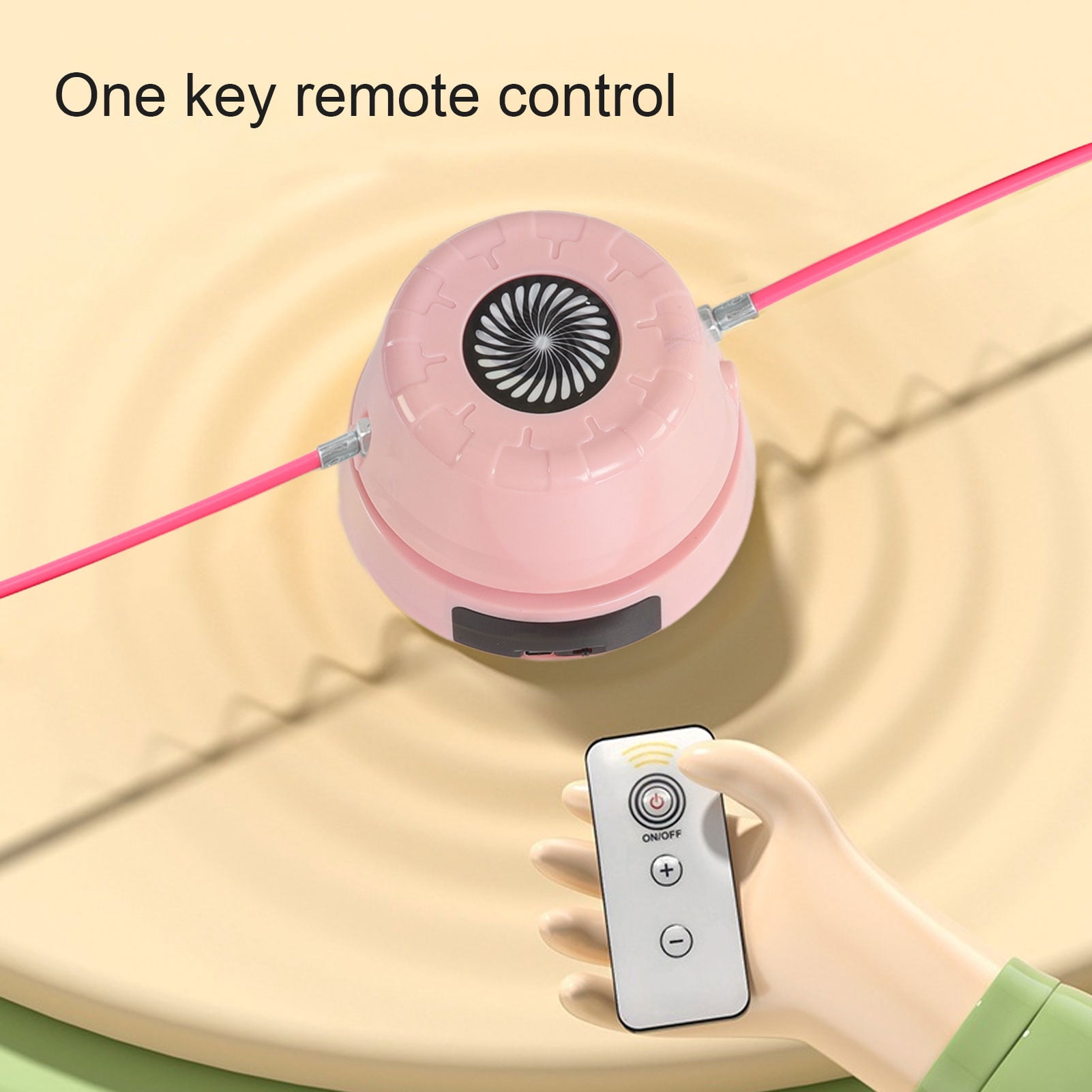 Automatic Jump Rope Machine Electric Smart Skipping Machine with Intelligent Counting Safety Fitness Exercise Equipment for Children
