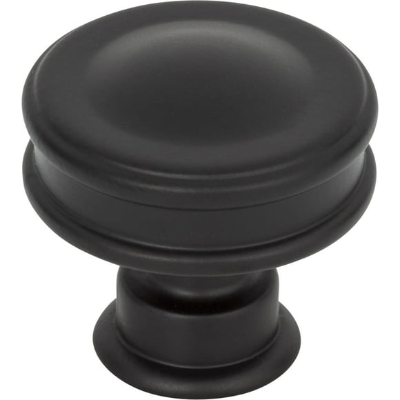 Atlas Homewares Bouton de Collection Oskar A100-BL, Noir Mat