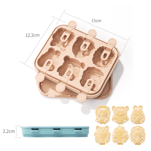 Molde de helado de silicona for niños - Herramienta for hacer paletas caseras