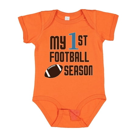 

Inktastic My First Football Season Gift Baby Boy or Baby Girl Bodysuit