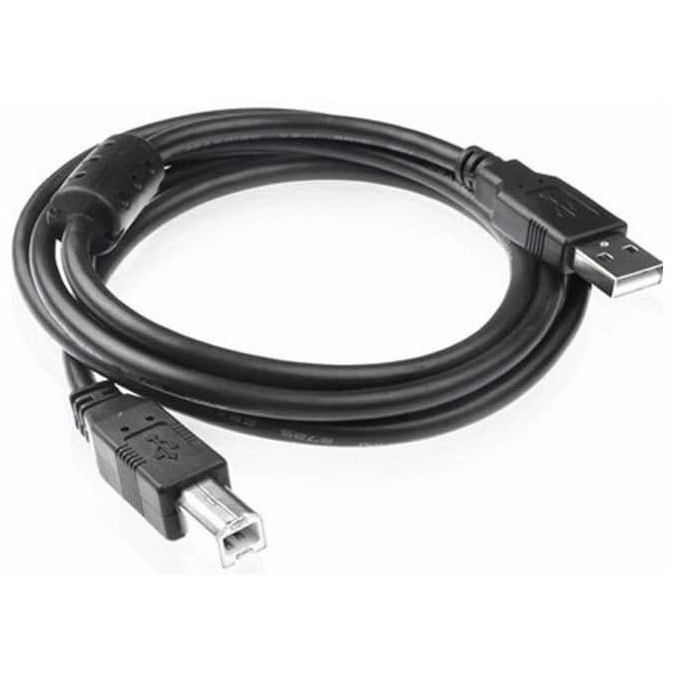 6 FT A-B USB 2.0 PRINTER CABLE BLACK NEW 