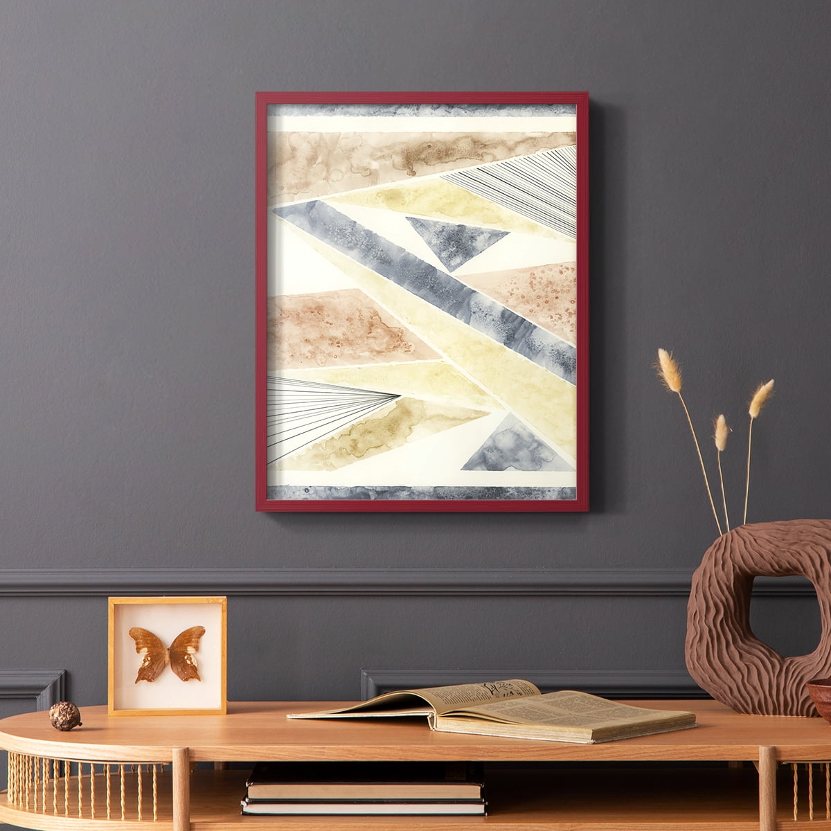 Untitled in Paper Solid Wood 11 x 14 Framed Print