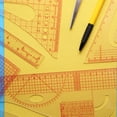 thumbnail image 4 of ZheElen Patchworks Ruler French Curve Sewing Rulers Measure Tailor Ruler Double Side Making Clothing Measuring Tools Fabric Type 4, 4 of 6