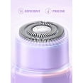 thumbnail image 5 of Luxtrada Hair Removal for Women, Rechargeable Hair Removal Device, Painless Face Electric Razor/Shaver for Lip, Arms, Face, Peach Fuzz (Purple), 5 of 10