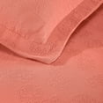 thumbnail image 6 of Supeior Paisley Cotton Decorative 3-Piece Bedspread Set, All Season Breathable Bedspreads, King, Coral, 6 of 9