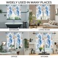 thumbnail image 7 of Seahorse Coastal Kitchen Window Curtains, Swag Curtains Valance for Bedroom Living Room Bathroom, Summer Beach Starfish Coral Nautical Rod Pocket Window Curtain Block Drapes 2 Panels 28"x36", 7 of 7
