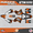 Orange, variant on Kalair GFX Graphics Kit for Ktm 50SX MINI SX50 (2009-2015) Rugged Series