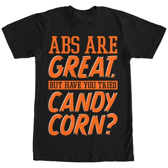 Men's Lost Gods Candy Corn Abs  Graphic Tee Black X Large