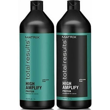 Matrix Total Results - HIGH AMPLIFY Volumizing Shampoo & Conditioner Set 33.8 OZ 1 Liter Each
