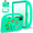 Glacier Green, variant on Case for Lenovo idea Tab Plus 12.1" 2025 Model (TB-361FU) Letter Pattern Portable Kids Shockproof Cover With Stand and Shoulder Strap