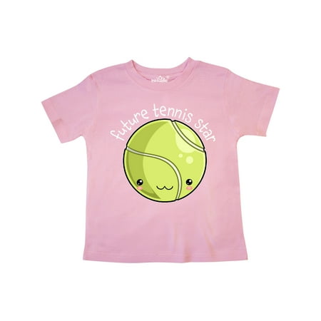 

Inktastic Future Tennis Star- Cute Tennis Ball Gift Toddler Boy or Toddler Girl T-Shirt