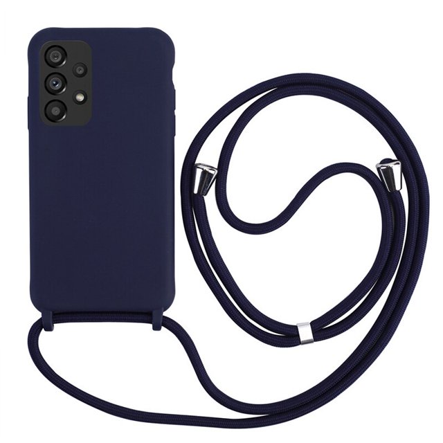 Funda blanda con cordón para Samsung Galaxy A54 A14 A13 A33 A53 A73 A12 A52 A32 A51 A71 S23 S22 S21 Plus Note 20 Ultra S20 FE