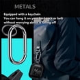 thumbnail image 5 of CCSmall for Airpods Pro 2nd/1st Generation Case with Carabiner Keychain, Funny 3D Skull Protection Cover Full Body Shockproof with Secure Lock Girls Boys Case for Airpods Pro 2 Gen,Skull Black, 5 of 8