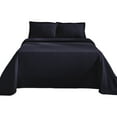thumbnail image 2 of BNM Breathable Fleur De Lis Cotton Bedspread Set with Trendy Colors, 2 of 7