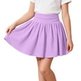 thumbnail image 2 of Girls' Skorts Skirts with Built-in Shorts High Waisted Pleated Tennis Skirt Athletic Activewear for School Golf Cheerleading Casual Summer Comfy Clothes, 2 of 9
