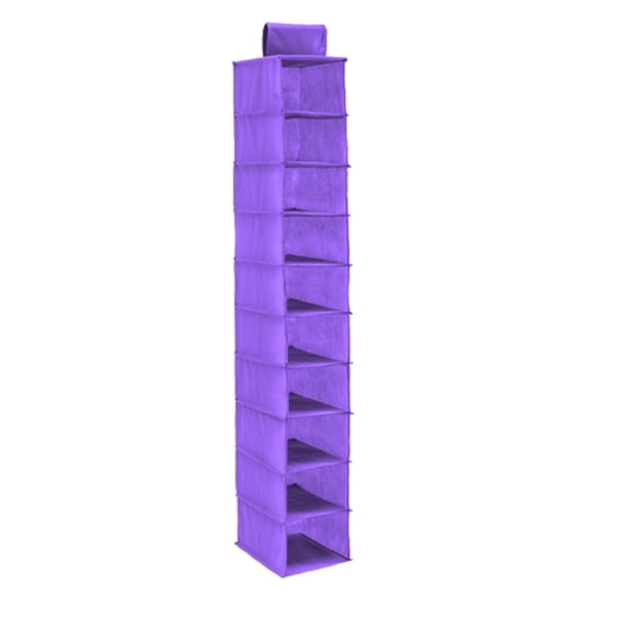 ufeghfjh up to 50% Off 10 Pockets Non-woven Fabric Dust-proof Shoe Clothes Hanging Storage Rack Shelf Door Wardrobe Hanger Organizer 15cm Wide