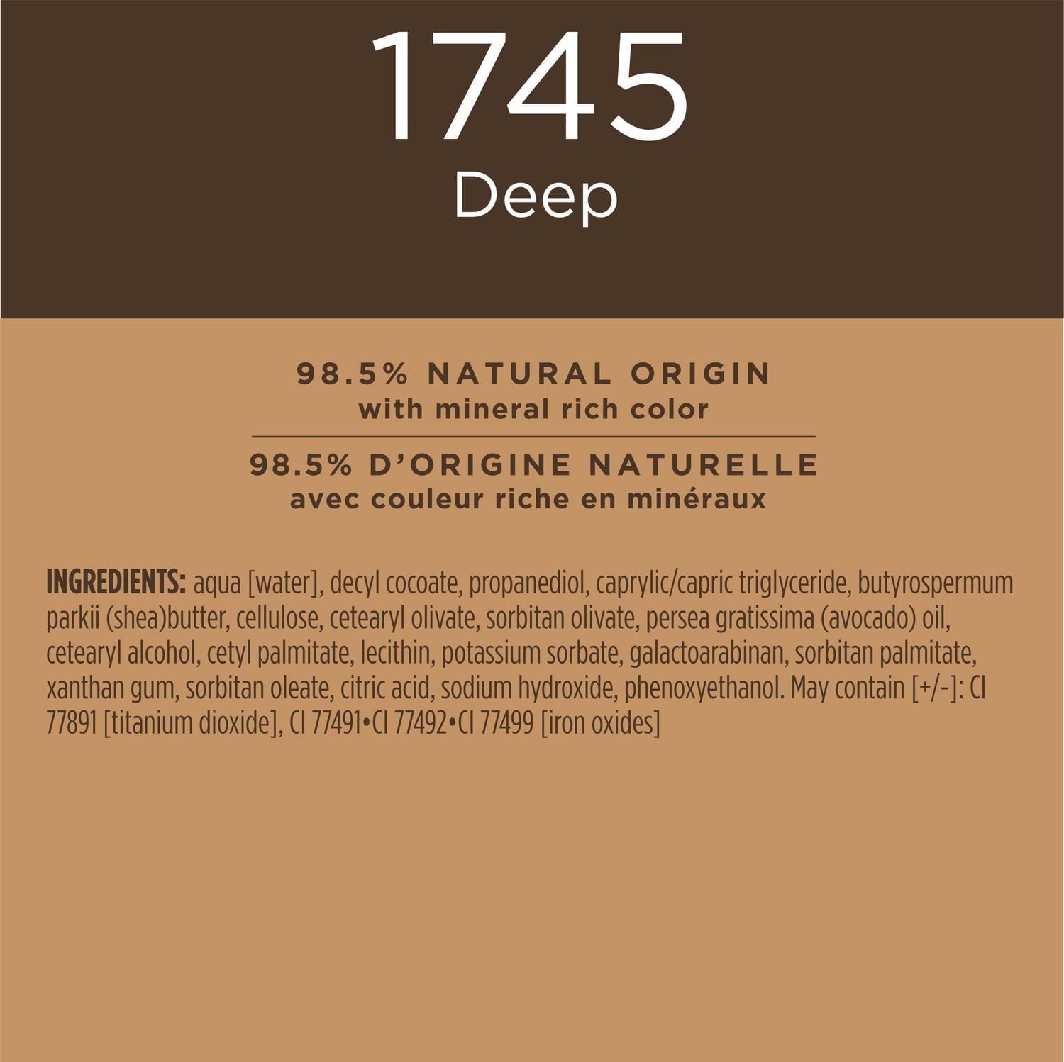 Correcteur Burt’s Bees, brun profond ‒ 1 tube