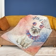 thumbnail image 4 of 4th of July Ragdoll Celebrates Independence Day Cozy Fleece Blanket Cat Lover Kitten Owner Gifts Idea Warm Soft Throw Blanket - 12010, 4 of 5